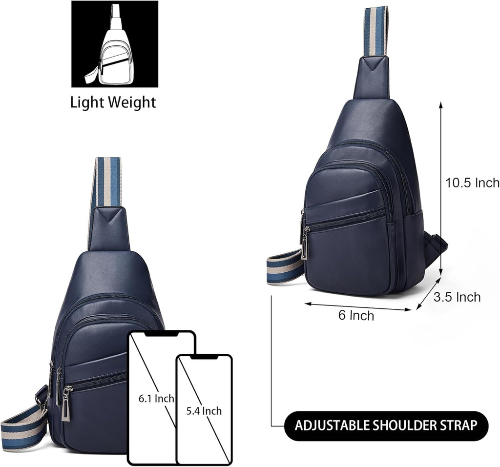 Sling Bag Crossbody Bags for Women Small Cross Body Bag Fanny Packs Chest Sling Purse for Daily Travel Leisure Sport