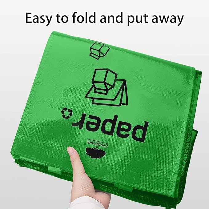 Recycling Bags,Separate Recycling Waste Bin Bags for Kitchen Home, Trash and Recycle Bin Combo,Reusable Waterproof,42 Gallon, Pack of 3 Recycling Bins