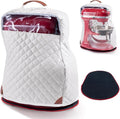 BAGSPRITE Stand Mixer Cover with Appliance Sliders Compatible with KitchenAid Mixer 4.5/5 Quart with Pockets for Kitchen Aid Accessories and Attachments