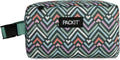 PackIt Freezable Snack Box, Diamond Chevron, Built with ECOFREEZE Technology, Collapsible, Zip Closure with Buckle Handle, Designed For Work Snacks, Fresh Snacks On the Go, Adults, and All Ages