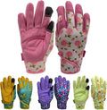 Thorn Proof&Puncture Resistant Gardening Gloves with Grip,Garden Gloves for Women, Leather Work Gloves,Gifts
