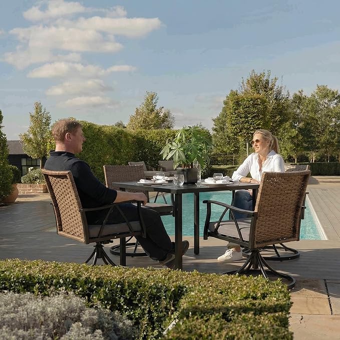 5-Piece Patio Dining Set for 4，Outdoor Dining Set