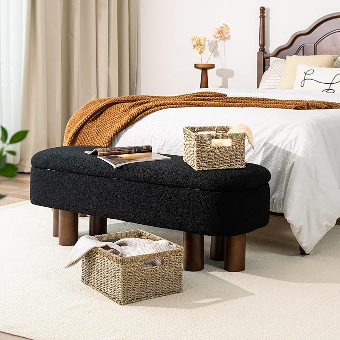 StorageWorks Wicker Storage Baskets, Large and Small Baskets, Handwoven Seagrass Basket for Organizing, Decorative Organizers with Built-in Handles, Set of 2