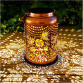 Solar Butterfly Rose Lantern Outdoor Decor,Waterproof Hanging Metal Garden Lights for Patio,Yard,Porch ,Unique Birthday Gifts for Women,Mom,Grandma,Sister,Bestie,Christmas,Thanksgiving,1PC