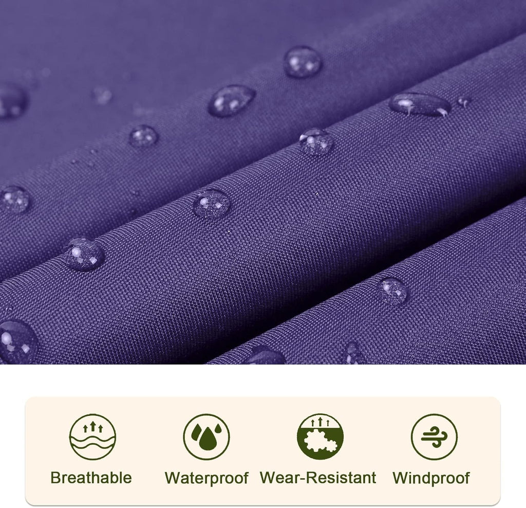 SaphiRose Unisex Rain Poncho Raincoat Hooded for Adults Women with Pockets