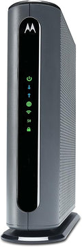 Motorola MG7700 Modem WiFi Router Combo with Power Boost | Approved by Comcast Xfinity, Cox and Spectrum | for Cable Plans Up to 800 Mbps | DOCSIS 3.0 + Gigabit Router