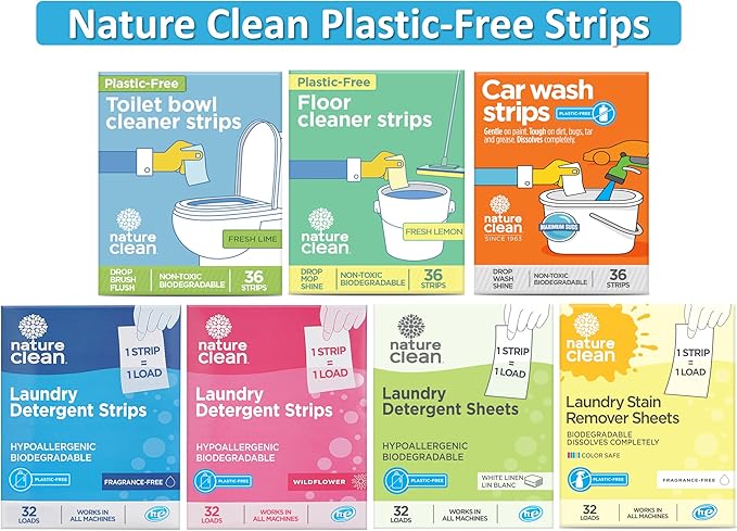 Nature Clean All Natural Dishwasher Rinse Aid Cleaner, Liquid Dishwasher Rinse Agent for Spot-Free Glass & Cutlery in Hard Water, Non Toxic Dish Washer Rinse Aid & Stain Remover, 8 oz/250ml, Pack of 3