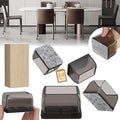 24PCS Rectangular Chair Leg Floor Protectors, Furniture Sliders, Non-Slip Felt Furniture Pads for Hardwood Floors, Silicone Cap Covers to Protect Floors,(Fit L :1.73-2.05", W: 1.34-1.65")
