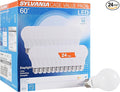 LEDVANCE Sylvania LED A19 Light Bulb, 60W Equivalent, Efficient 8.5, 10 Year, W, 5000K, 800 Lumens, Frosted, Daylight (74766) (Pack of 1, 24 Count Total)