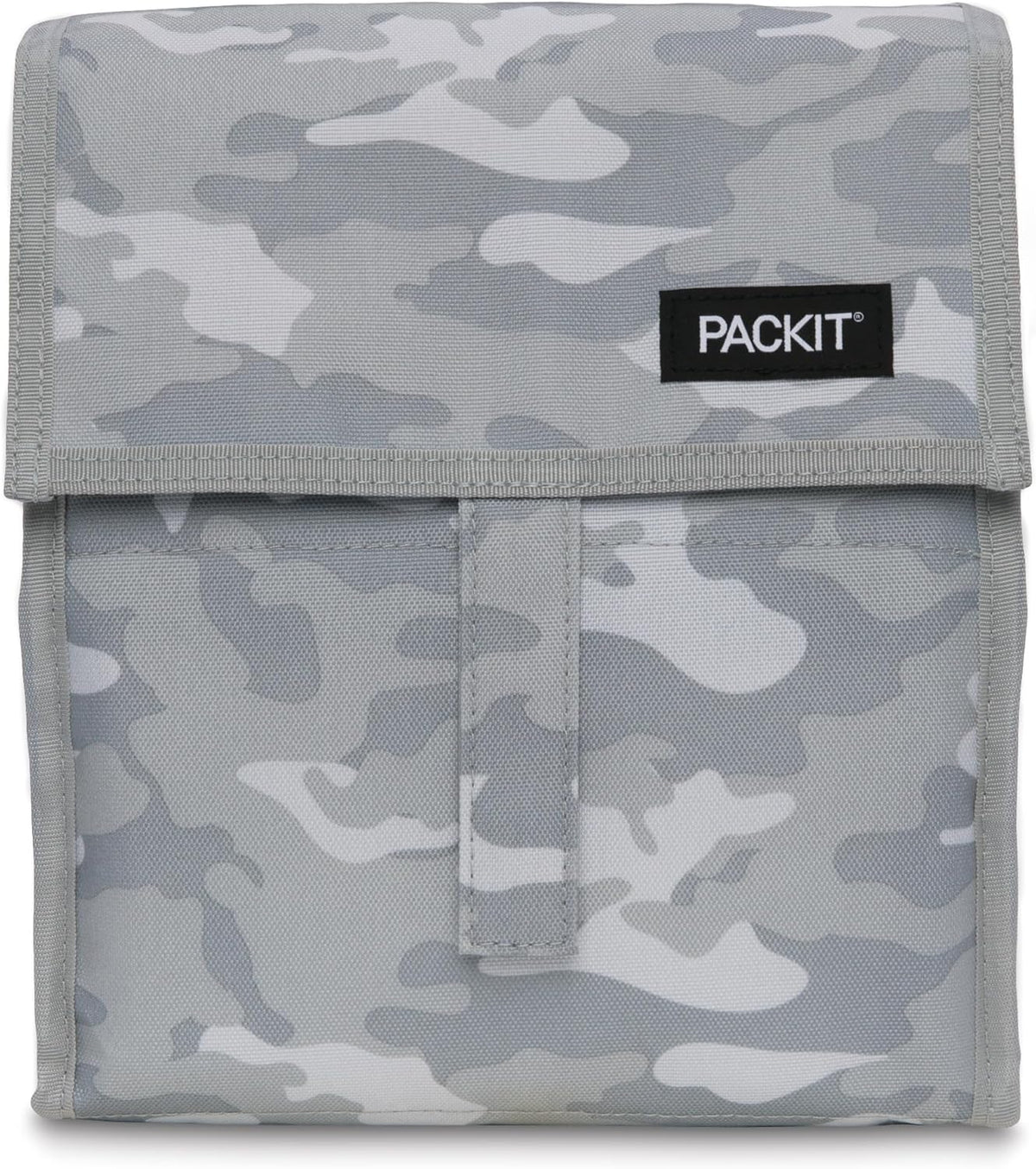 Freezable Lunch Bag, Tonal Camo Gray