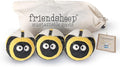 Friendsheep Wool Dryer Balls, Organic Reusable Fabric Softener Alternative for Laundry, Handmade, Fair Trade, Hypoallergenic, Eco-Friendly, Plastic-Free (3 Pack XL – Honey Bee)