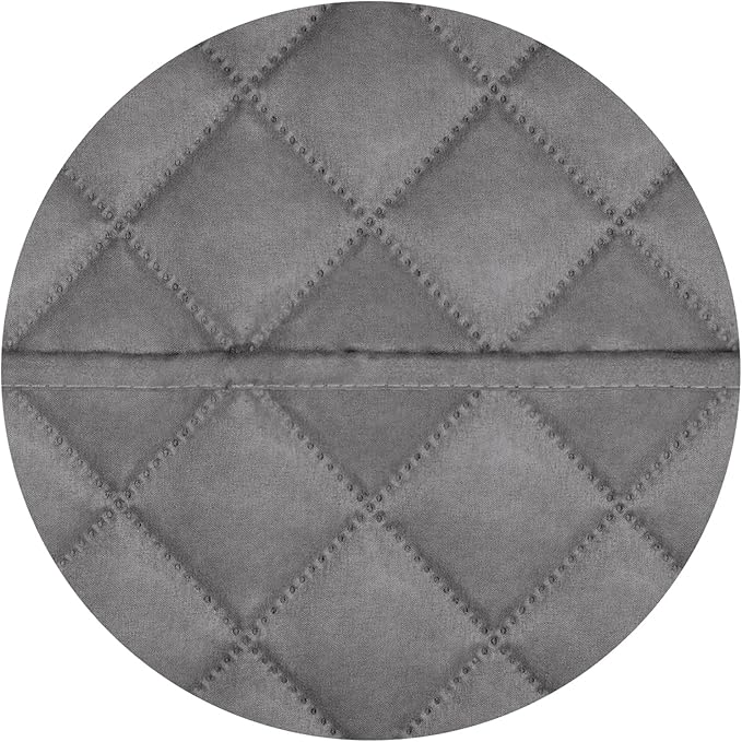 PureFit Reversible Quilted Sofa Cover, Water Resistant Slipcover Furniture Protector, Washable Couch Cover with Non Slip and Elastic Straps for Kids, Dogs, Pets (Oversized Loveseat, Gray/Gray)