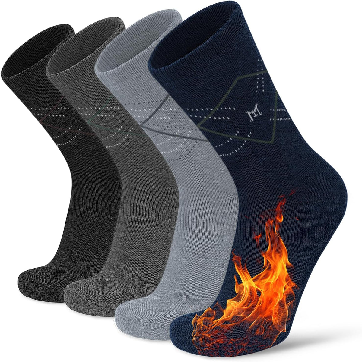 Iseasoo Copper Compression Socks for Men & Women – Plantar Fasciitis Relief, Ankle Support & Circulation – Running & Recovery