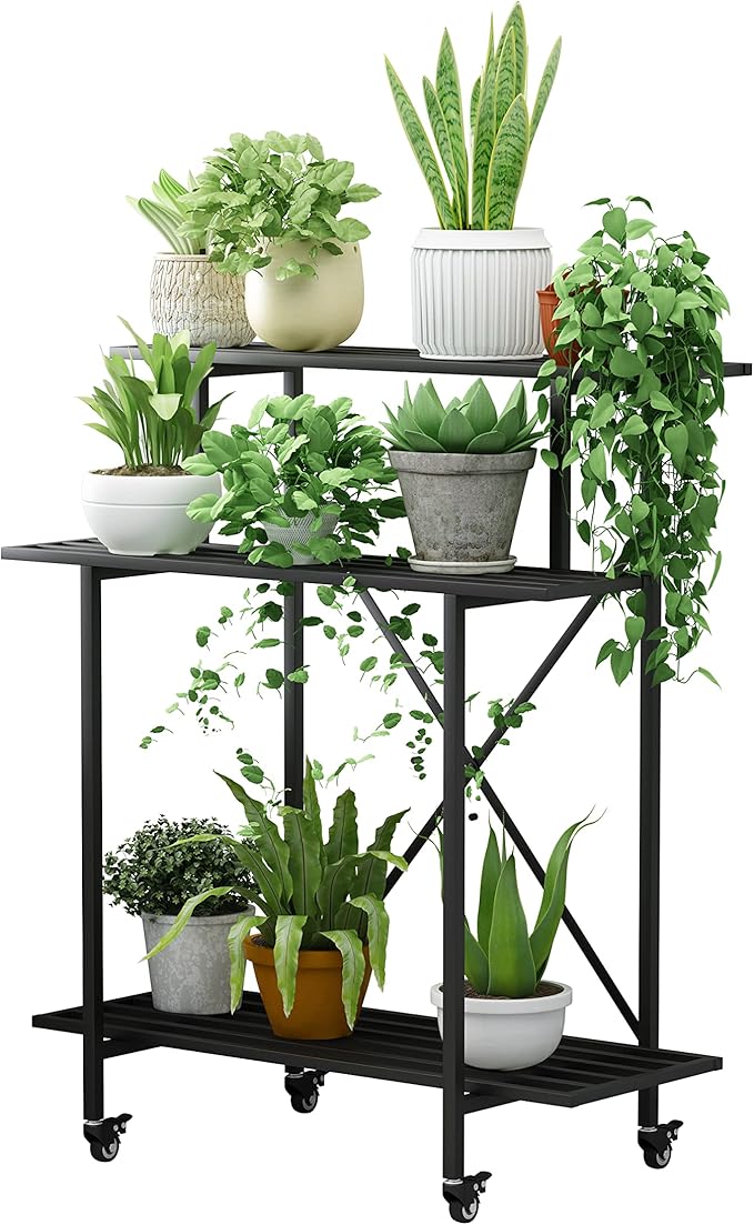 Zhongma 3 Tier Sturdy Plant Stand