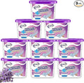 NATRUTH Moisture Absorbers with Lavender Scent,9-Pack Portable Closet Dehumidifier, Odor Eliminator Absorber Bucket, Unscented Humidity Absorber,Cleaner Air Dehumidifier for Closet,Bathrooms