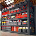 3125LBS Storage Shelves, 60.1" W Garage Shelving Heavy Duty, Adjustable Metal Shelving Unit, Storage Rack for Garage, Basement, Warehouse with Tool-Free Installation, 60.1" W x 24" D x 72.1" H