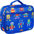 Wildkin Kids Insulated Lunch Box – Durable and Reusable for School & Travel - Robots