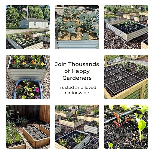 Garden Grid Watering System | Raised Garden Bed Drip Irrigation System – But