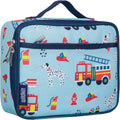 Wildkin Kids Insulated Lunch Box – Durable and Reusable for School & Travel - Firefighters