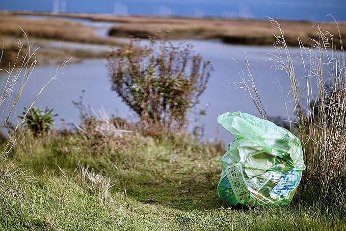 Reli. Compostable 33 Gallon Trash Bags | 80 Count Bulk | ASTM D6400 | Green | Eco-Friendly | For Compost