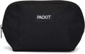 PackIt Freezable Snack Bag, Black, Built with EcoFreeze Technology, Foldable, Reusable, Zip Closure Locks in Cool Dry Air, Great for All Ages, and Fresh Snacks On the Go