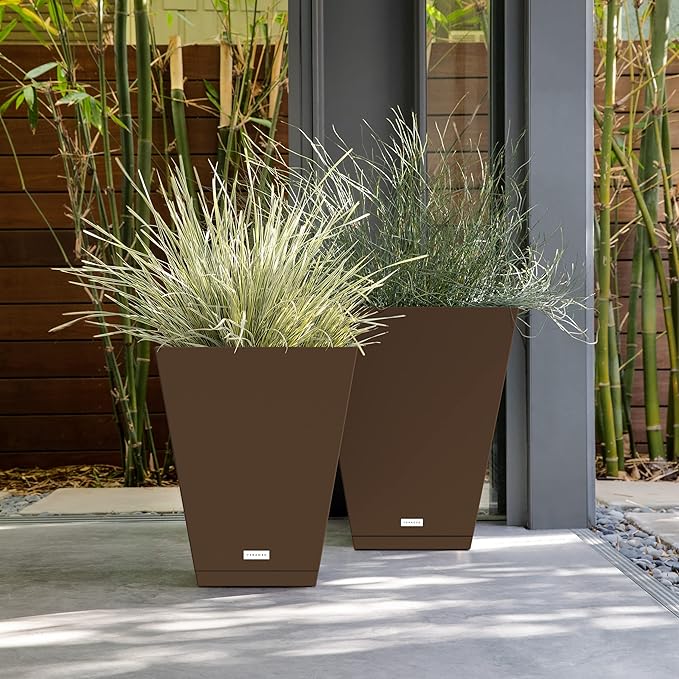 Veradek Nobleton Indoor/Outdoor Wide Square Planter